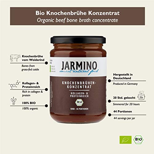 Knochenbrühe JARMINO Bone broth, BIO Konzentrat vom Rind