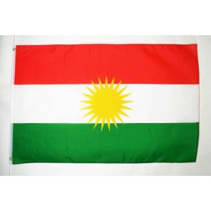 Kurdistan-Flagge AZ FLAG Flagge Kurdistan 150x90cm Polyester