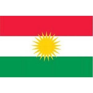Kurdistan-Flagge Fahnen Flaggen KURDISTAN 150 x 90 cm Fahne