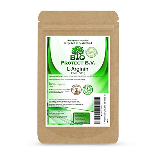 L-Arginin-Pulver Bio Protect L- Arginin Base Pulver 500 Gramm