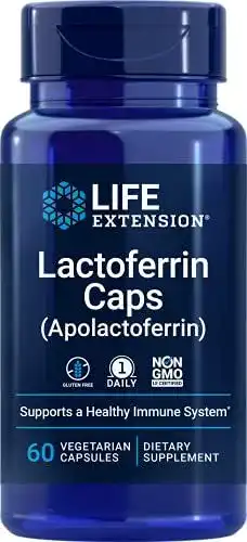 Lactoferrin Life Extension, 300 mg, 60 Kapseln
