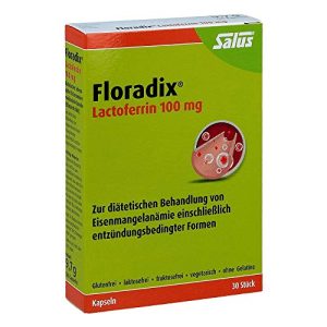 Lactoferrin SALUS Pharma GmbH Floradix 100 mg Kapseln, 30St