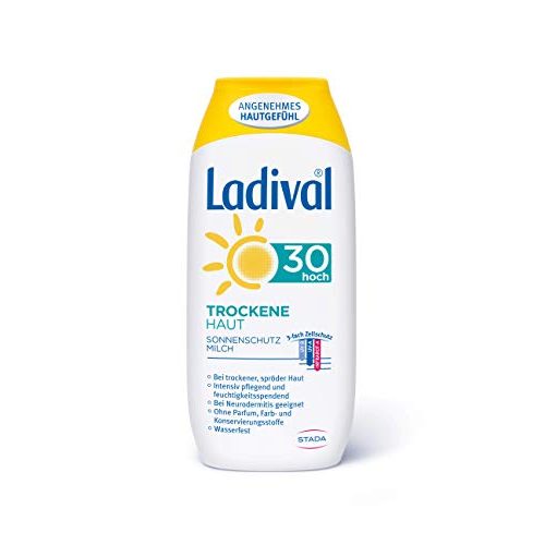 Ladival-Sonnencreme Ladival Trockene Haut LSF 30 Milch, 200 ml