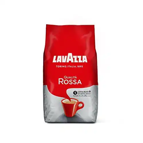 Die beste Lavazza-Kaffeebohnen Lavazza Kaffeebohnen Qualità Rossa 6x1kg 2026 Test Bestseller Lavazza-Kaffeebohnen Lavazza Kaffeebohnen Qualità Rossa 6x1kg