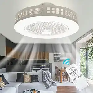 LED-Deckenventilator ledmo, LED Dimmbar, Ø50CM