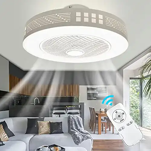 LED-Deckenventilator ledmo, LED Dimmbar, Ø50CM