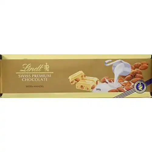 Die beste Lindt-Schokolade Lindt Weiße Mandel Tafel, Swiss Premium, 300 g 2026 Test Bestseller Lindt-Schokolade Lindt Weiße Mandel Tafel, Swiss Premium, 300 g