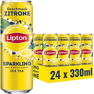 Lipton-Eistee LIPTON ICE TEA Sparkling Zitrone, 24 x 0.33l
