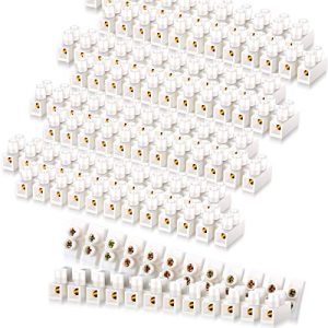 Luster terminals Weewooday 10 pieces terminal block white