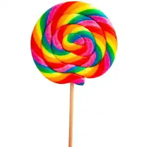 Lutscher Stalls Lollypop Lolly Maxi Spiral Lolly, Kiwi Geschmack