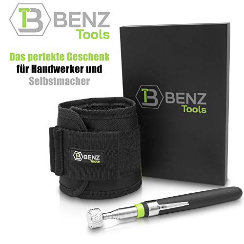 Magnetarmband für Handwerker Benz Tools ® inkl. Magnetstab