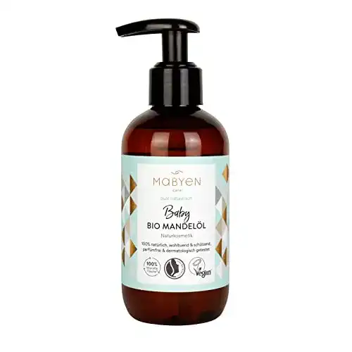 Mandelöl (Baby) Mabyen Bio Babyöl Pumpflasche Körperöl 200 ml