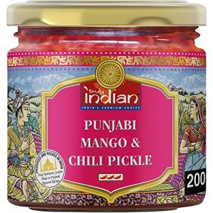 Mango-Pickles Truly Indian Punjabi Mango & Chili Pickle, 6 x 200 g
