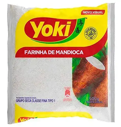 Maniokmehl Yoki Farinha de Mandioca Crua, 500g