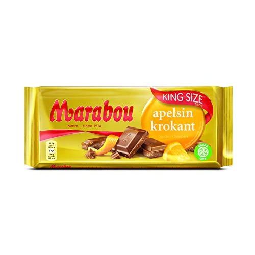 Marabou-Schokolade Marabou apelsin krokant 5 x 250 g
