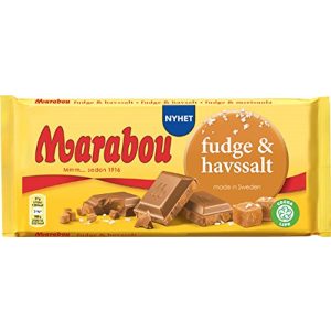 Marabou-Schokolade Marabou fudge & havsalt, 185g