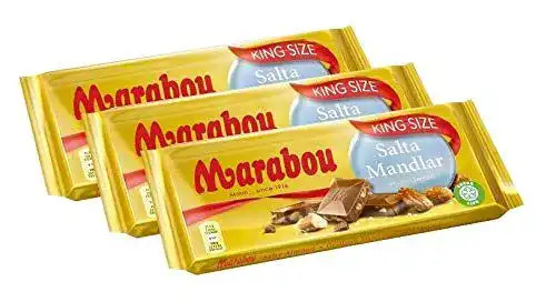 Marabou-Schokolade Marabou Milchschokolade Salta Mandlar