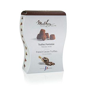 Mathez-Trüffel Mathez Trüffelkonfekt mit Kakaobohnensplittern