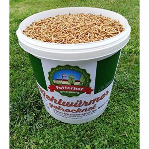 Mealworm feedyard dried 10L bucket