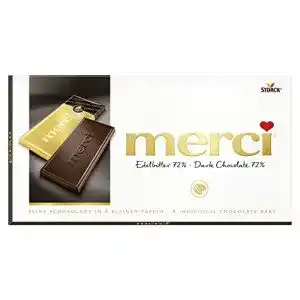 Merci-Schokolade merci Edelbitter, 100 g