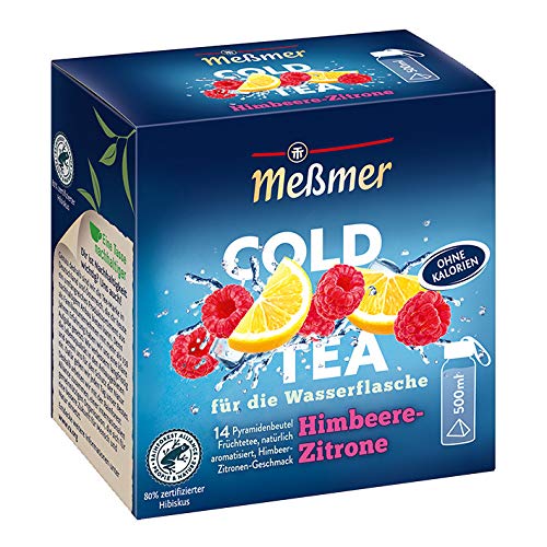 Meßmer-Tee Meßmer Cold Tea Himbeer-Zitrone, 6er Pack