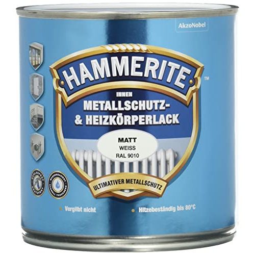 Metallschutzlack HAMMERITE 5117865 Innen Reinweiss 0,5L