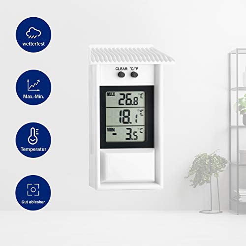 Min-Max-Thermometer TFA Dostmann Digitales Maxima-Minima