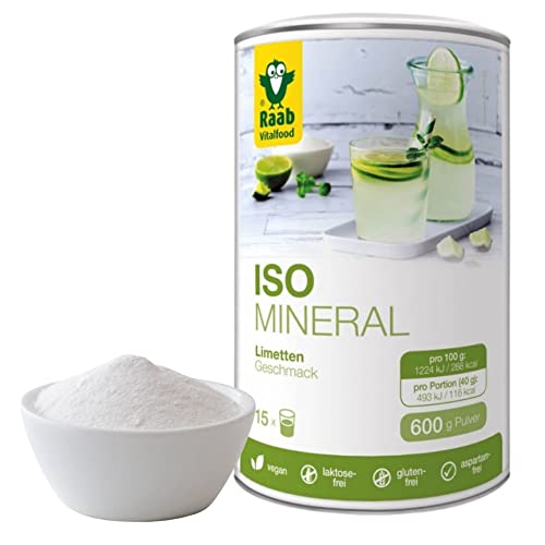 Die beste mineraldrink raab vitalfood iso mineral limette isotonisch 600 g Bestsleller kaufen