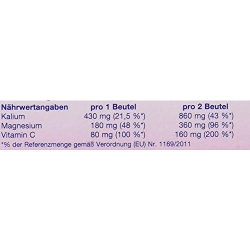 Mineraldrink Xenofit Kalium, Magnesium + Vitamin C, 20×5,7g