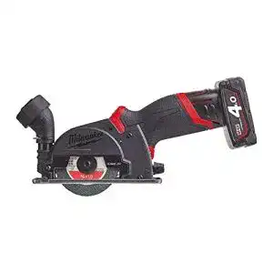 Mini-Winkelschleifer Milwaukee FUEL, 12 V, 76 mm, TCT-Scheibe