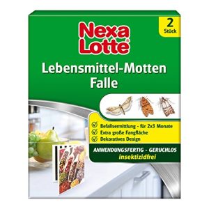 Mottenfalle Nexa Lotte Lebensmittel-Motten Falle, 2 Fallen