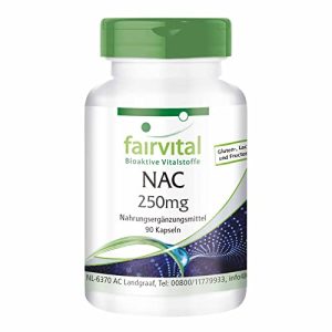 N-Acetylcystein fairvital NAC 250mg, 90 Kapseln, N-Acetyl-Cystein