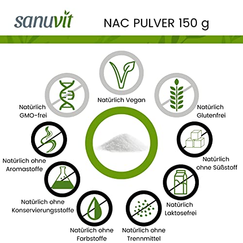 N-Acetylcystein Sanuvit ® NAC Pulver, 150g pro Beutel