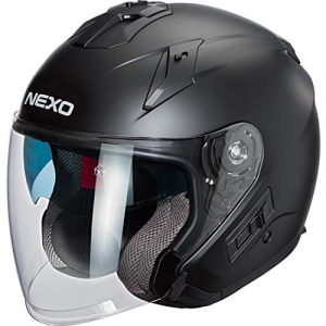 Nexo-Helm Nexo Jethelm Comfort mattschwarz M, Unisex
