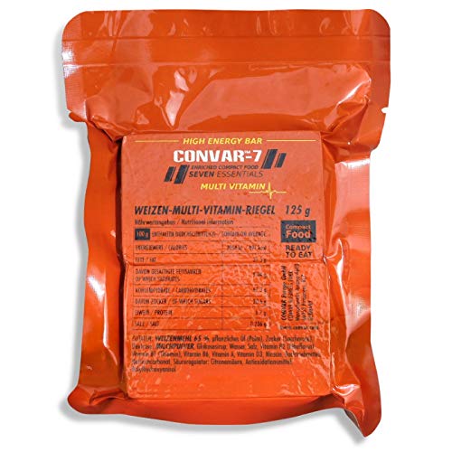 Notration CONVAR -7, High Energy Bar Multi Vitamin, 125g