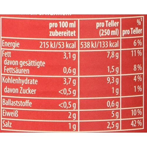 Ochsenschwanzsuppe Unox Konzentrat, 6 x 400 ml