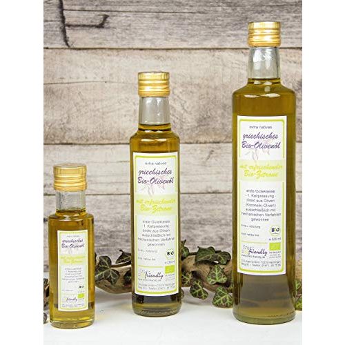 Olivenöl mit Zitrone direct&friendly Bio Griechenland, 500 ML
