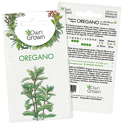 Die beste oregano samen owngrown oregano samen fuer ca 400 pflanzen Bestsleller kaufen