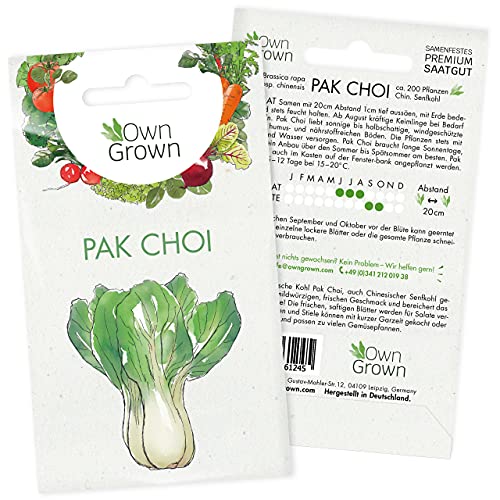 Pak-Choi-Samen OwnGrown Pak Choi Samen: für ca. 200 Pflanzen