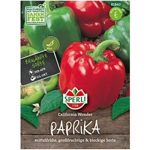 Paprika-Samen Sperli Premium Paprika Samen California Wonder