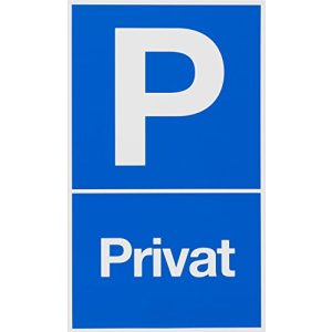 Parkplatzschild Metafranc Hinweisschild “P-Privat” 250 x 150 mm
