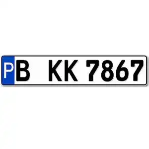 Parkplatzschild