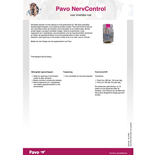 Pavo-Pferdefutter Unbekannt Pavo Nerv Control 3 kg