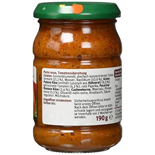 Pesto Rosso tegut… Reinheitsversprechen, 6 x 190 g