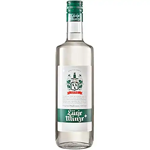 Pfefferminzlikör Lütje Minze Pfefferminz-Likör 50% vol 0,7l