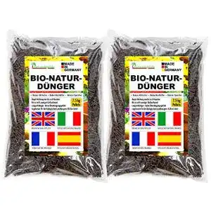 Pferdedung Humusziegel, Naturdünger, 2 x 7,5 kg
