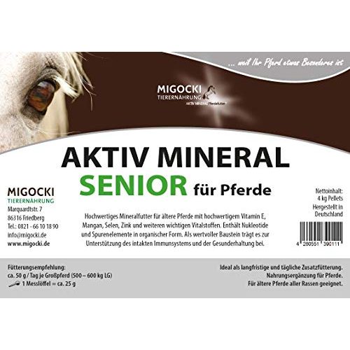 Pferdefutter Senior MIGOCKI AKTIV Mineral Senior 4 kg
