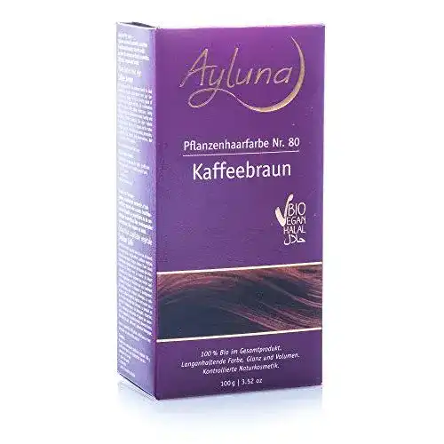 Pflanzenhaarfarbe Ayluna 80 Kaffeebraun