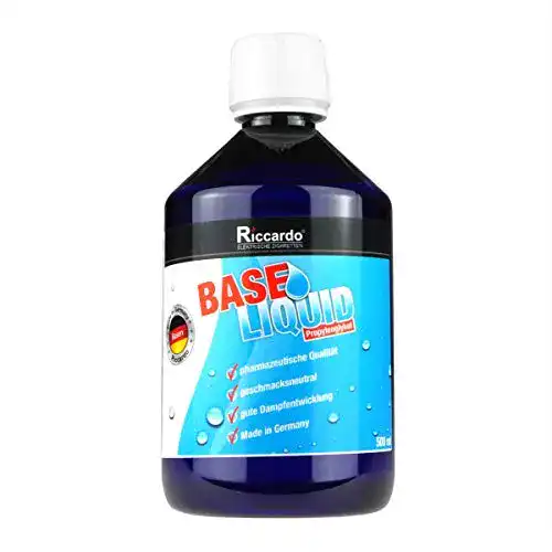 Propylenglykol Riccardo (PG) E1520, Base 0,0 mg Nikotin, 500 ml