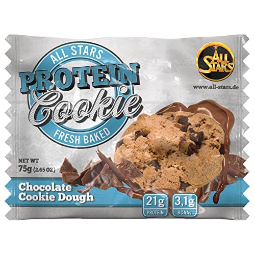 Protein-Cookies All Stars, Chocolate Cookie Dough, 12 x 75 g